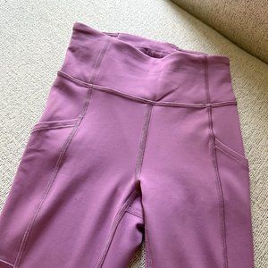 purple lululemon swift speed leggings